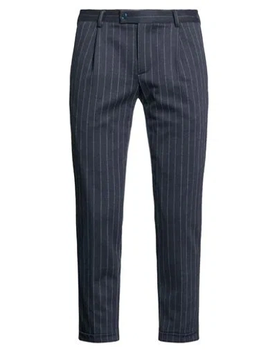 Grey Daniele Alessandrini Man Pants Midnight Blue Size 32 Polyester, Viscose, Elastane
