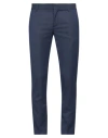 Grey Daniele Alessandrini Man Pants Midnight Blue Size 32 Polyester, Viscose, Elastane In Blue