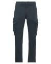 Grey Daniele Alessandrini Man Pants Midnight Blue Size 33 Cotton, Elastane