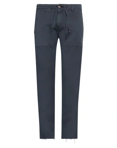 Grey Daniele Alessandrini Man Pants Midnight Blue Size 34 Cotton, Elastane