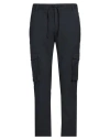 Grey Daniele Alessandrini Man Pants Midnight Blue Size 34 Polyester, Viscose, Elastane In Blue