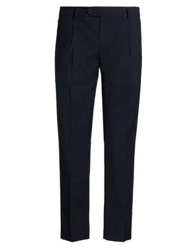 Grey Daniele Alessandrini Man Pants Midnight Blue Size 36 Polyester, Viscose, Elastane In Black