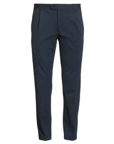 Grey Daniele Alessandrini Man Pants Midnight Blue Size 38 Cotton, Polyamide, Elastane