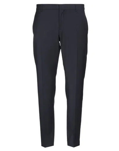 Grey Daniele Alessandrini Man Pants Midnight Blue Size 38 Wool, Polyester, Elastane