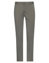 Grey Daniele Alessandrini Man Pants Military Green Size 30 Cotton, Polyamide, Elastane In Green