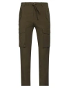 Grey Daniele Alessandrini Man Pants Military Green Size 30 Polyamide, Elastane In Green
