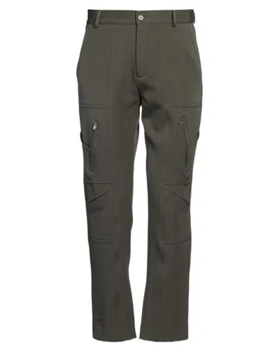 Grey Daniele Alessandrini Man Pants Military Green Size 30 Polyester, Elastane