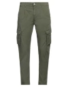 Grey Daniele Alessandrini Man Pants Military Green Size 32 Cotton, Elastane