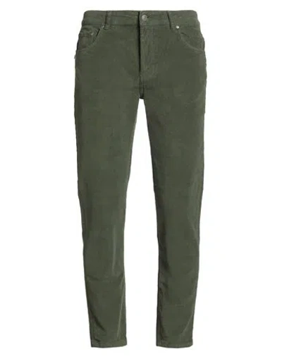 Grey Daniele Alessandrini Man Pants Military Green Size 33 Cotton, Elastane