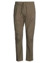 Grey Daniele Alessandrini Man Pants Military Green Size 34 Cotton, Elastane