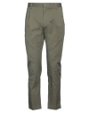 Grey Daniele Alessandrini Man Pants Military Green Size 34 Cotton, Elastane