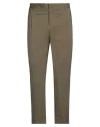 Grey Daniele Alessandrini Man Pants Military Green Size 34 Cotton, Elastane
