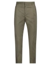 Grey Daniele Alessandrini Man Pants Military Green Size 36 Cotton, Elastane
