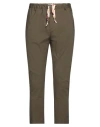 Grey Daniele Alessandrini Man Pants Military Green Size 36 Cotton, Elastane