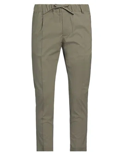 Grey Daniele Alessandrini Man Pants Military Green Size 36 Viscose, Polyamide, Elastane
