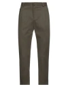 Grey Daniele Alessandrini Man Pants Military Green Size 38 Cotton, Elastane