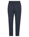 Grey Daniele Alessandrini Man Pants Navy Size 34 Cotton, Elastane In Navy Blue