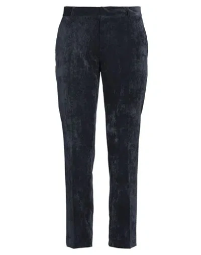 Grey Daniele Alessandrini Man Pants Navy Size 32 Polyester, Polyamide, Elastane In Navy Blue