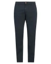 Grey Daniele Alessandrini Man Pants Navy Size 32 Cotton, Elastane In Navy Blue