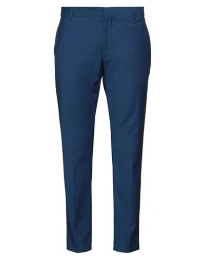 GREY DANIELE ALESSANDRINI GREY DANIELE ALESSANDRINI MAN PANTS NAVY SIZE 38 POLYESTER, VISCOSE, ELASTANE