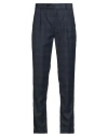 Grey Daniele Alessandrini Man Pants Midnight Blue Size 30 Polyester, Viscose In Blue