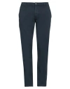 Grey Daniele Alessandrini Man Pants Navy Blue Size 32 Cotton, Elastane