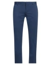 Grey Daniele Alessandrini Man Pants Navy Size 32 Cotton, Polyamide, Elastane