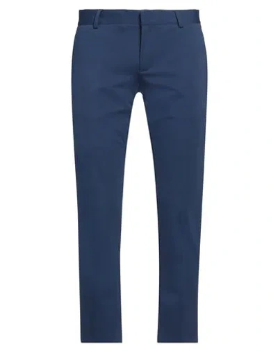 Grey Daniele Alessandrini Man Pants Navy Size 32 Cotton, Polyamide, Elastane