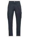 Grey Daniele Alessandrini Man Pants Navy Size 33 Cotton, Elastane