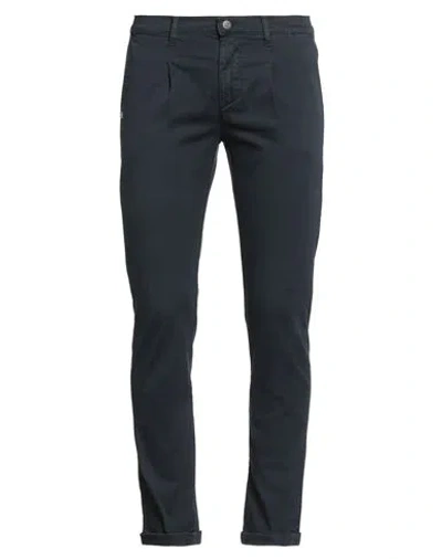 Grey Daniele Alessandrini Man Pants Navy Size 33 Cotton, Elastane In Blue