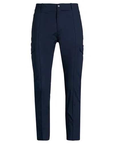 Grey Daniele Alessandrini Man Pants Navy Size 36 Cotton, Elastane In Blue