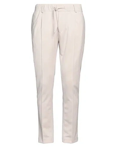 Grey Daniele Alessandrini Man Pants Off White Size 28 Polyester, Viscose, Elastane