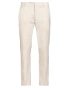Grey Daniele Alessandrini Man Pants Off White Size 38 Polyester, Viscose, Elastane