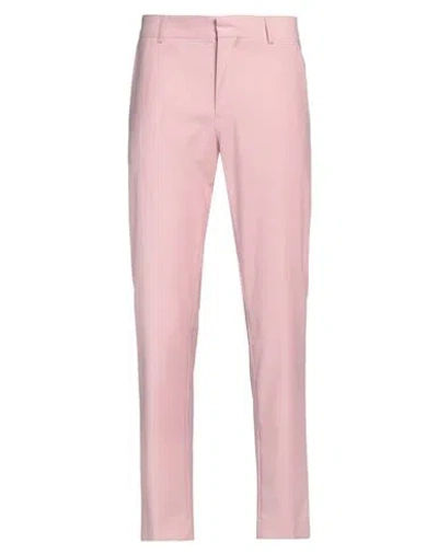 Grey Daniele Alessandrini Man Pants Pink Size 28 Polyester, Viscose, Elastane