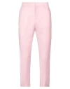 Grey Daniele Alessandrini Man Pants Pink Size 38 Polyester, Viscose, Elastane In Pink
