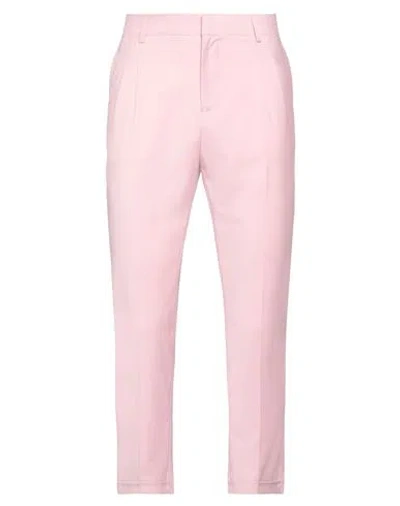 Grey Daniele Alessandrini Man Pants Pink Size 38 Polyester, Viscose, Elastane