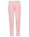 Grey Daniele Alessandrini Man Pants Pink Size 32 Cotton, Elastane