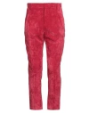 Grey Daniele Alessandrini Man Pants Red Size 30 Polyester, Polyamide, Elastane In Red