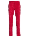 Grey Daniele Alessandrini Man Pants Red Size 30 Polyester, Polyamide, Elastane In Red