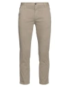 Grey Daniele Alessandrini Man Pants Sage Green Size 30 Cotton, Elastane