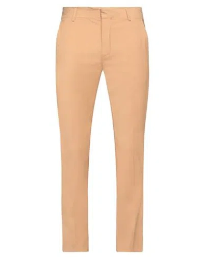 Grey Daniele Alessandrini Man Pants Sand Size 36 Polyester, Viscose, Elastane In Beige