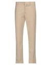 Grey Daniele Alessandrini Man Pants Sand Size 34 Polyester, Viscose, Elastane In Beige