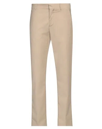 Grey Daniele Alessandrini Man Pants Sand Size 34 Polyester, Viscose, Elastane In Beige