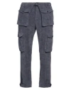 Grey Daniele Alessandrini Man Pants Slate Blue Size 34 Polyester, Polyamide, Elastane