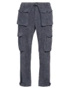 Grey Daniele Alessandrini Man Pants Slate Blue Size 32 Polyester, Polyamide, Elastane