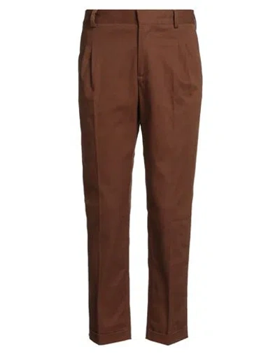 Grey Daniele Alessandrini Man Pants Tan Size 30 Cotton, Elastane In Brown
