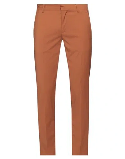 Grey Daniele Alessandrini Man Pants Tan Size 34 Polyester, Viscose, Elastane In Brown