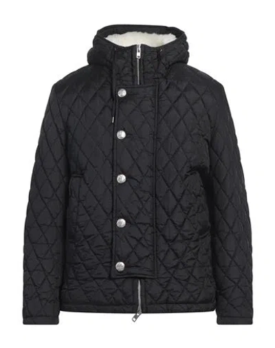 Grey Daniele Alessandrini Man Puffer Black Size 42 Polyamide