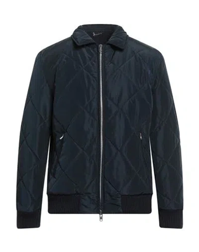 Grey Daniele Alessandrini Man Puffer Midnight Blue Size 42 Polyester