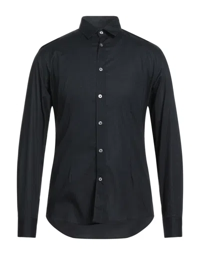 Grey Daniele Alessandrini Shirts In Black